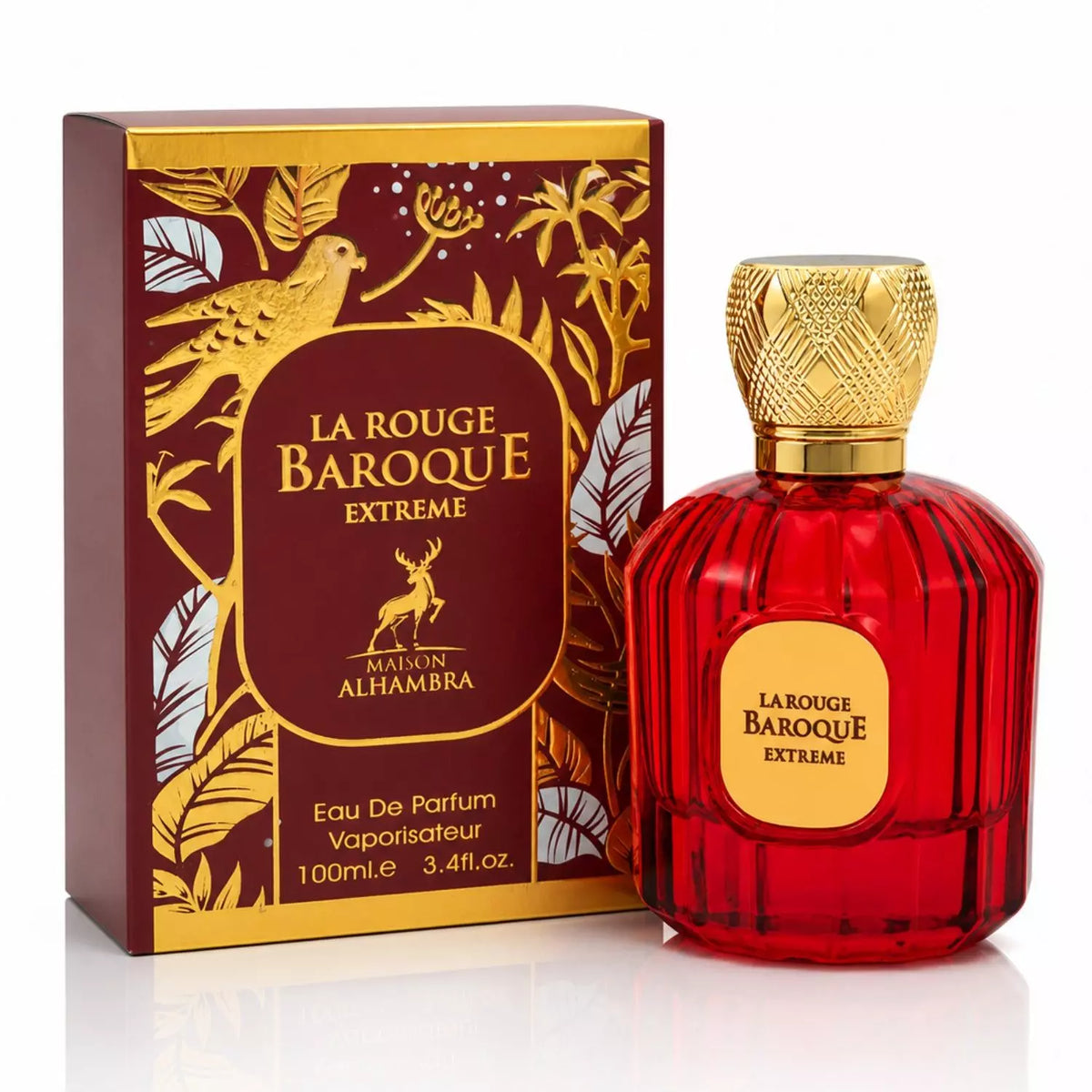 Maison Alhambra - La Rouge Baroque Extreme EDP 100ml (Inspirado en Maison Francis Kurkdjian Baccarat Rouge 540)