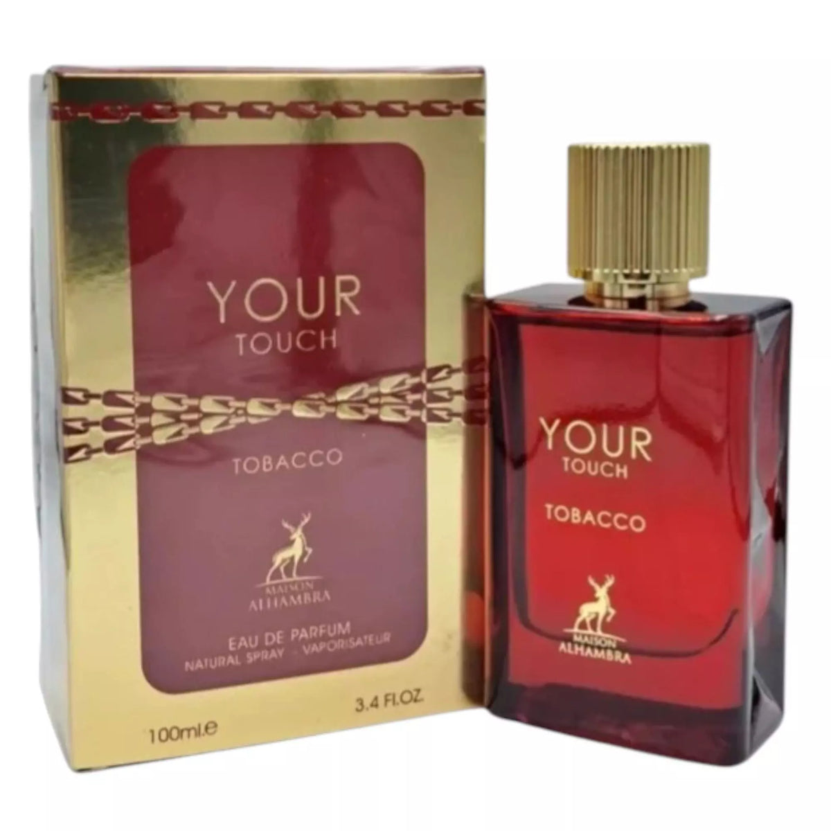 Maison Alhambra - Your Touch Tobacco EDP 100ml (Inspirado en Emporio Armani Stronger With You Tobacco)